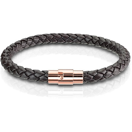 Moderní náramek pánský hnědý