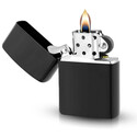 Benzínový zapalovač černý matný