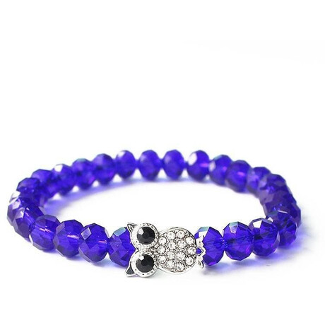 Náramek bižuterie sovička barevná