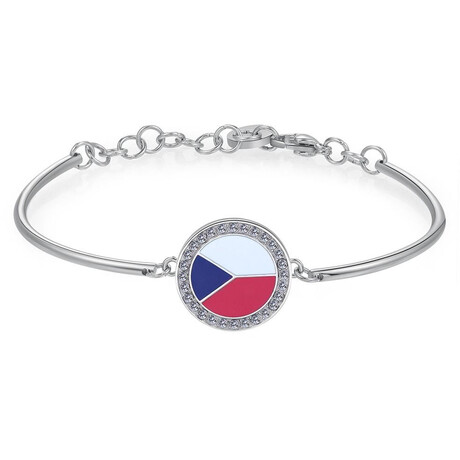 Náramek Brosway Chakra  česká vlajka BHK189