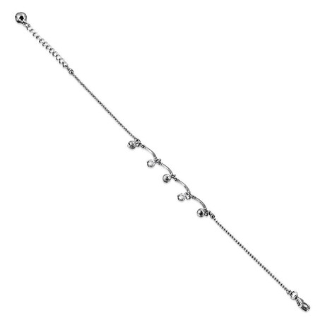 Náramek z chirurgické oceli dámský s přívěsky NKY174