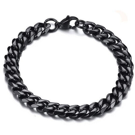 Náramek z oceli black Sapphire