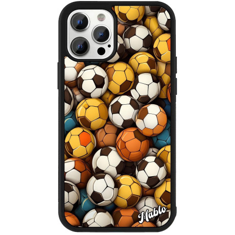 Kryt na iPhone "Fotbalové míče"