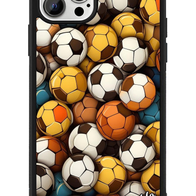 Kryt na iPhone "Fotbalové míče"