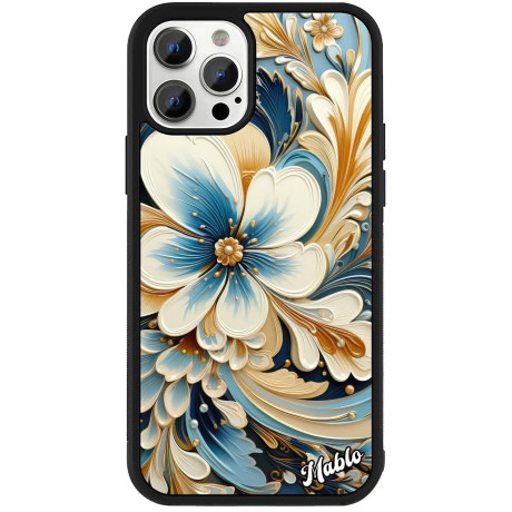 Kryt na iPhone "Zlaté květiny"