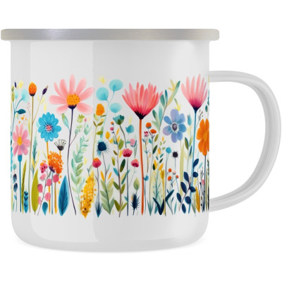 Plecháček "Květiny jako malované"