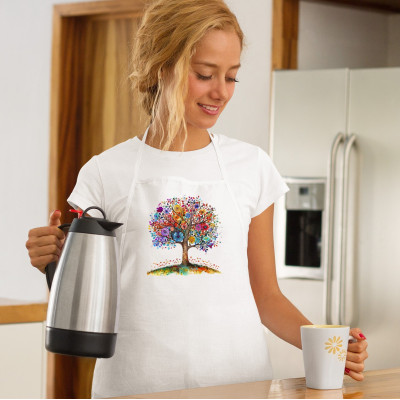 Zástěra "Barevný strom"