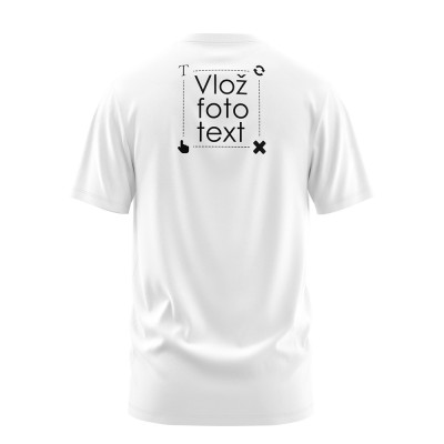 Pánské tričko s vlastní fotografií / textem