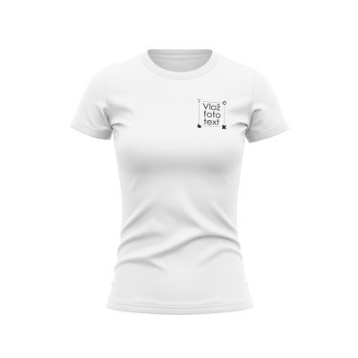 Dámské tričko s vlastní fotografií / textem