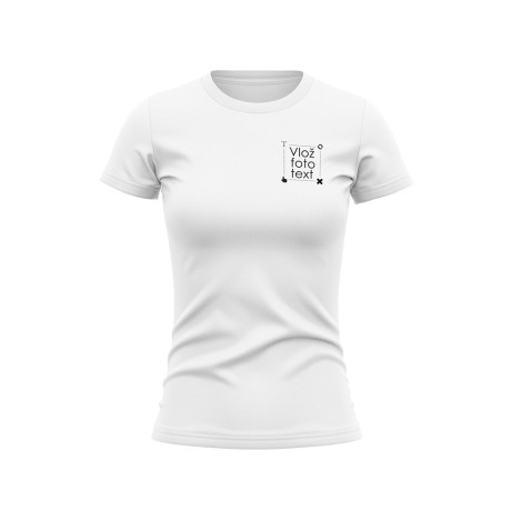 Dámské tričko s vlastní fotografií / textem