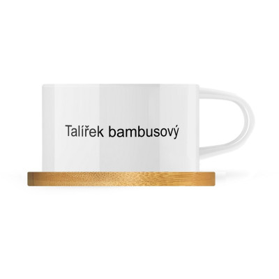 Hrnek makronka vzor "Listy"