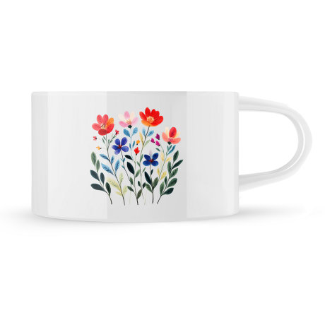 Hrnek makronka "Květiny"