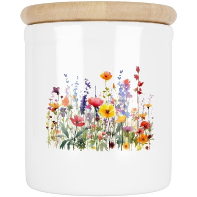 Dóza do kuchyně "Luční kvítí"