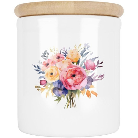 Dóza do kuchyně "Vintage květiny"