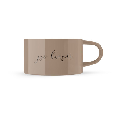 Hrnek makronka s vlastním jménem