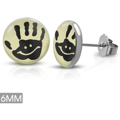 Náušnice z chirurgické ocele NCE136