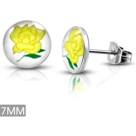 Náušnice z chirurgické ocele NCE142